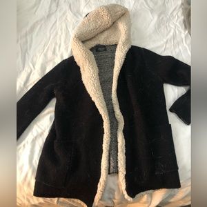 Zara shacket with Sherpa style lining